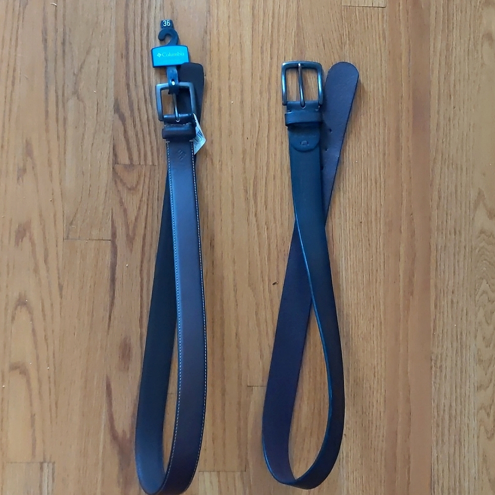 2 Columbia Men's belts. One NWT,other like new.